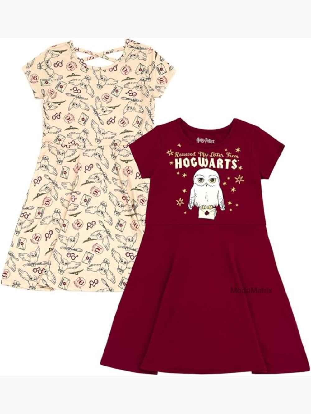 Girls 2 Pack Skater Dresses Toddler Big Kid Sizes 4T-14-16
